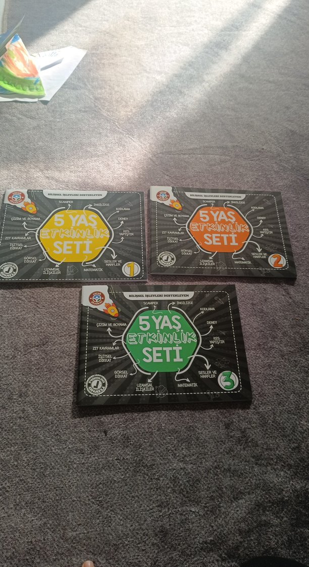 5 Yaş Etkinlik Seti - 3 Kitaplı Eğitici Set - Görsel 4