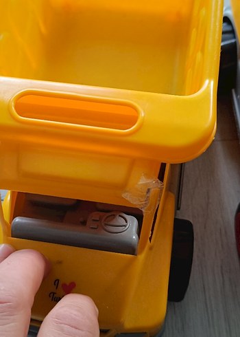 Renkli Sarı Oyuncak İnşaat Araçları Seti - Görsel 3