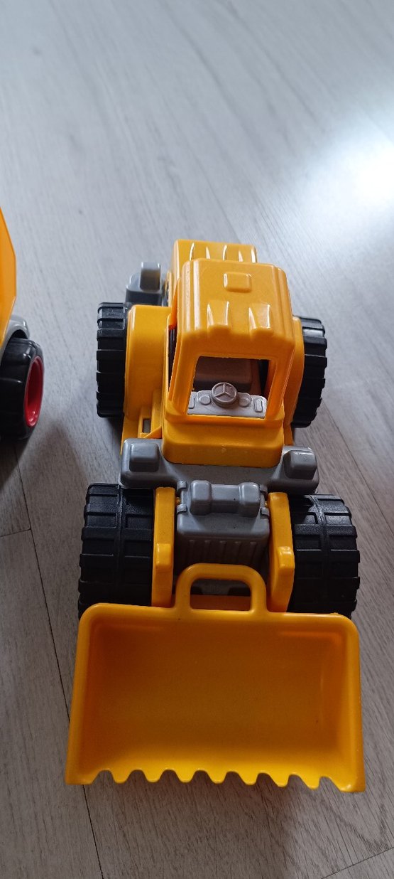 Renkli Sarı Oyuncak İnşaat Araçları Seti - Görsel 5