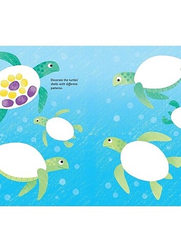  Beden Usborne Fingerprint Activities: Under the Sea