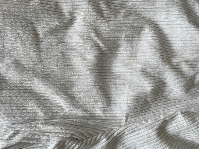 13-14 Yaş Beden beyaz Renk Firilli kışlık bol paça pantolon