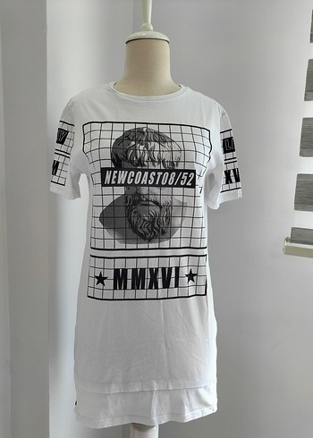 Baskılı Pamuklu Hamile Tişörtü