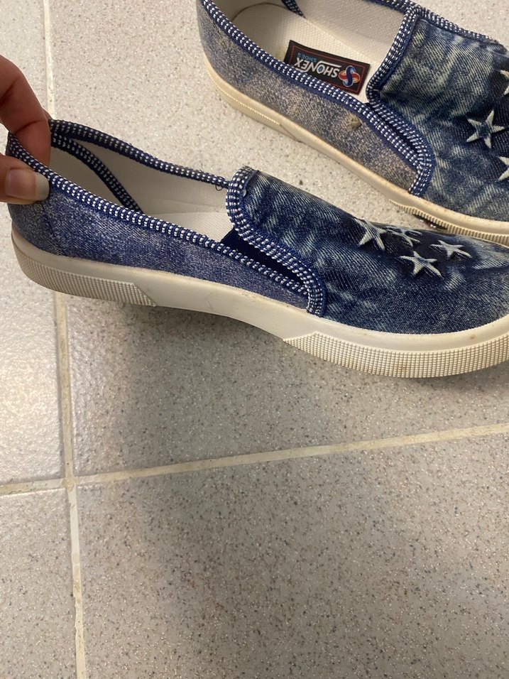 Kadın Mavi Denim Bağcıksız Espadril - Görsel 3