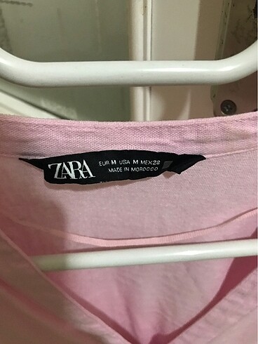 m Beden Zara açık pembe gömlek