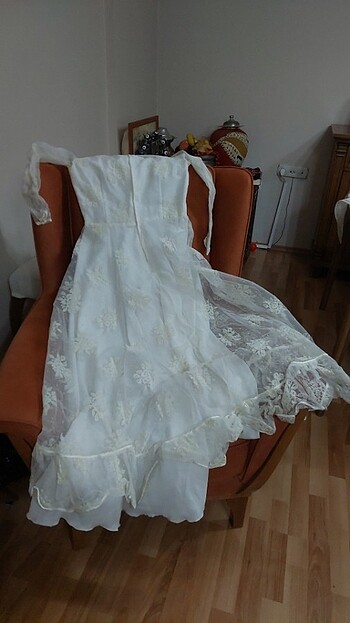 Vintace gelinlik 60 65 yillik - Görsel 6