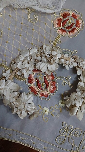 Vintace gelinlik 60 65 yillik - Görsel 11