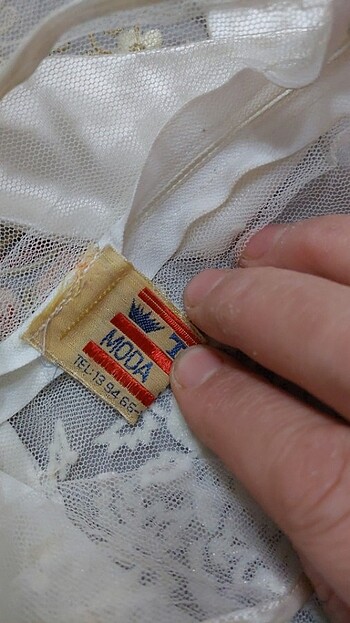 Vintace gelinlik 60 65 yillik - Görsel 14