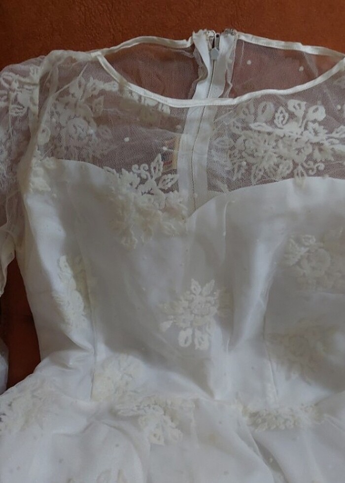 Vintace gelinlik 60 65 yillik - Görsel 5