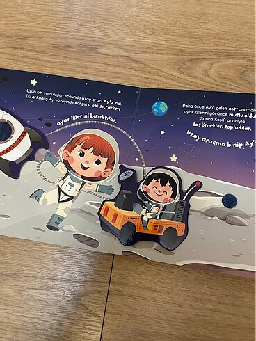 Merhaba Uzay Cırtlı Kitap - Görsel 6