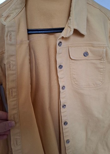 Bej Düğmeli Uzun Kollu çocuk Gömlek - Görsel 3