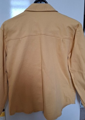 Bej Düğmeli Uzun Kollu çocuk Gömlek - Görsel 5