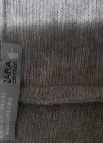l Beden Zara oversize kayık yaka kazak