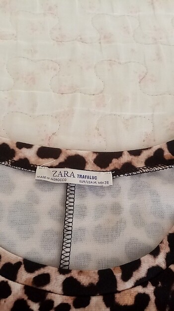 38 Beden Leoparlı elbise