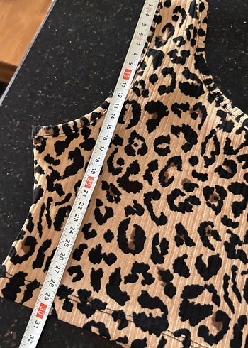 American Vintage Leopar desenli crop badi