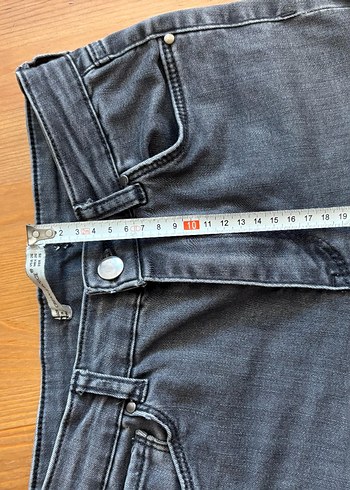 34 Beden gri Renk İşlemeli Pantolon