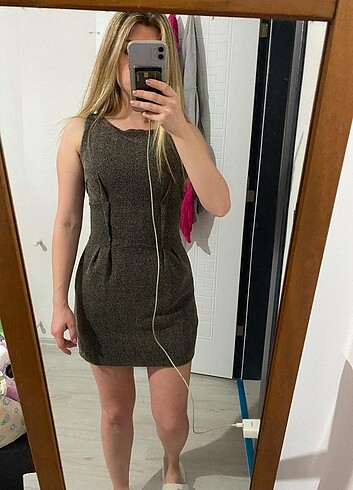 Vintage mini elbise