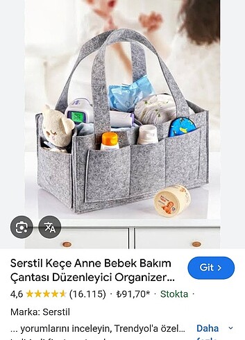 Organizer sıfır ama paketi yok