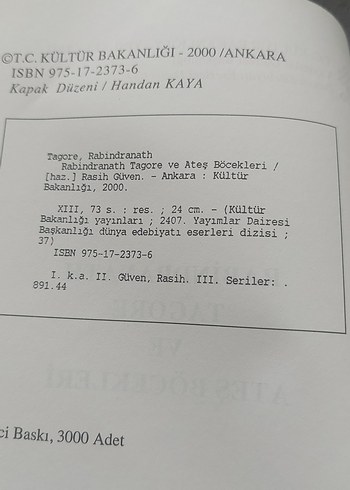 Rabindranath Tagore ve Ateş Böcekleri - Rasih Güven - Görsel 4