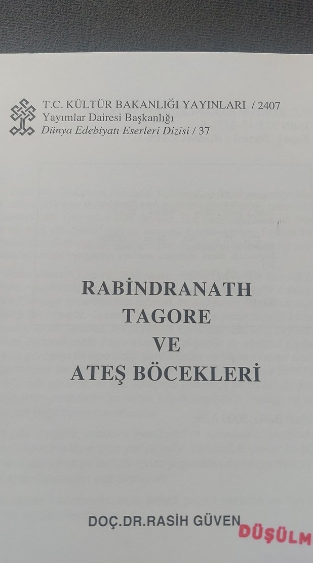 Rabindranath Tagore ve Ateş Böcekleri - Rasih Güven - Görsel 3