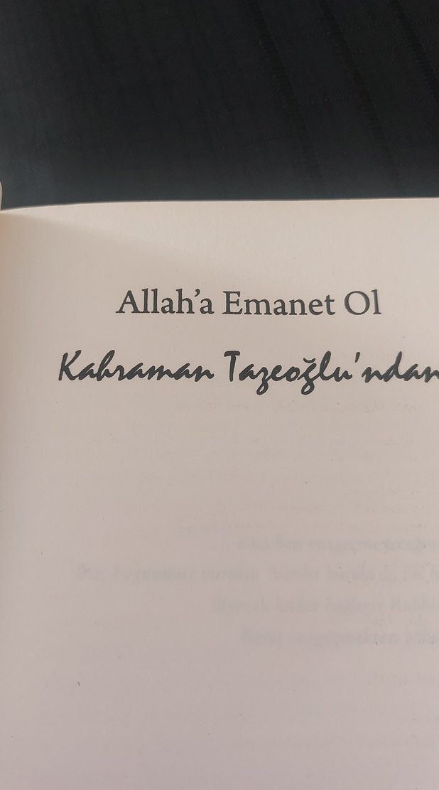 Allah'a Emanet - Kahraman Tazeoğlu - Görsel 3