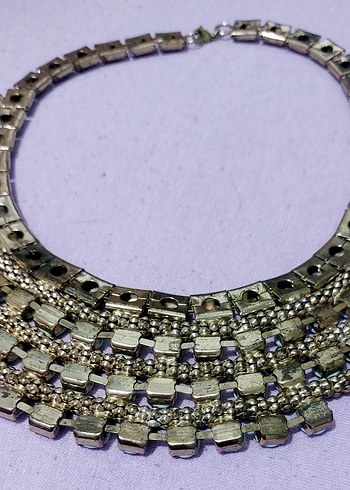 Turkuaz taşlı kolye - Görsel 6