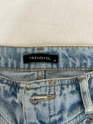 36 Beden mavi Renk Trendyolmilla jean