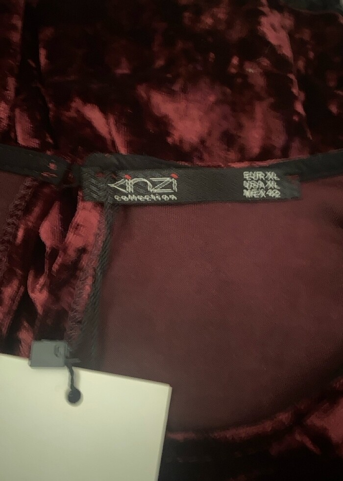 Kadife kışlık elbise - Görsel 3