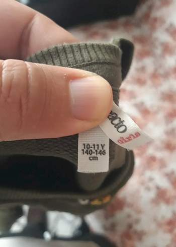 Kız çocuk elbise tişört 10-11 yaş - Görsel 4