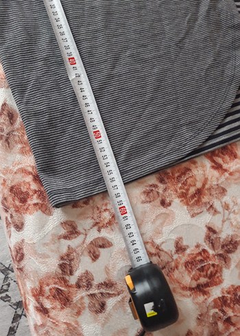 Gri Zebra Desenli Yumuşak Etek - Görsel 3