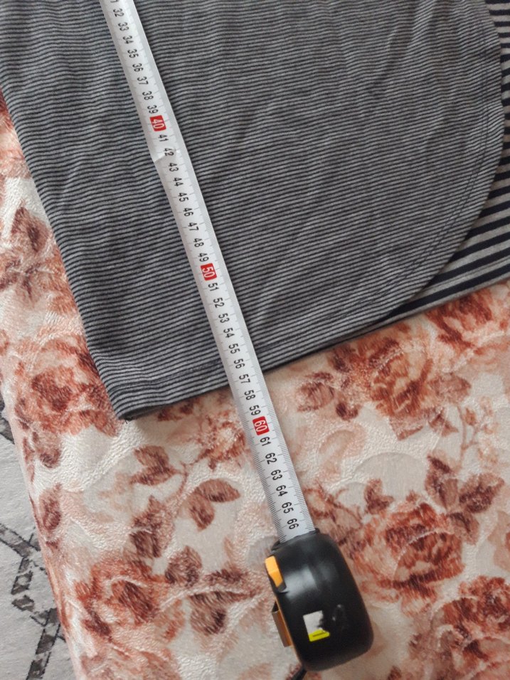 Gri Zebra Desenli Yumuşak Etek - Görsel 3