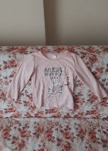 Kız Çocuk Tişört Sweatshirt 5-6 yaş - Görsel 3