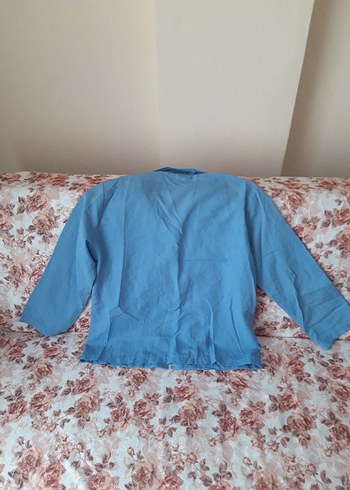 Mavi Düğmeli Erkek Pijama Takımı XL - Görsel 4