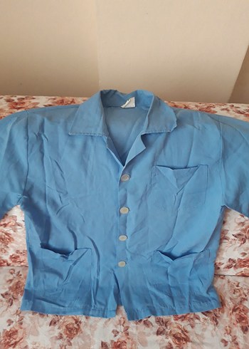 Mavi Düğmeli Erkek Pijama Takımı XL - Görsel 2