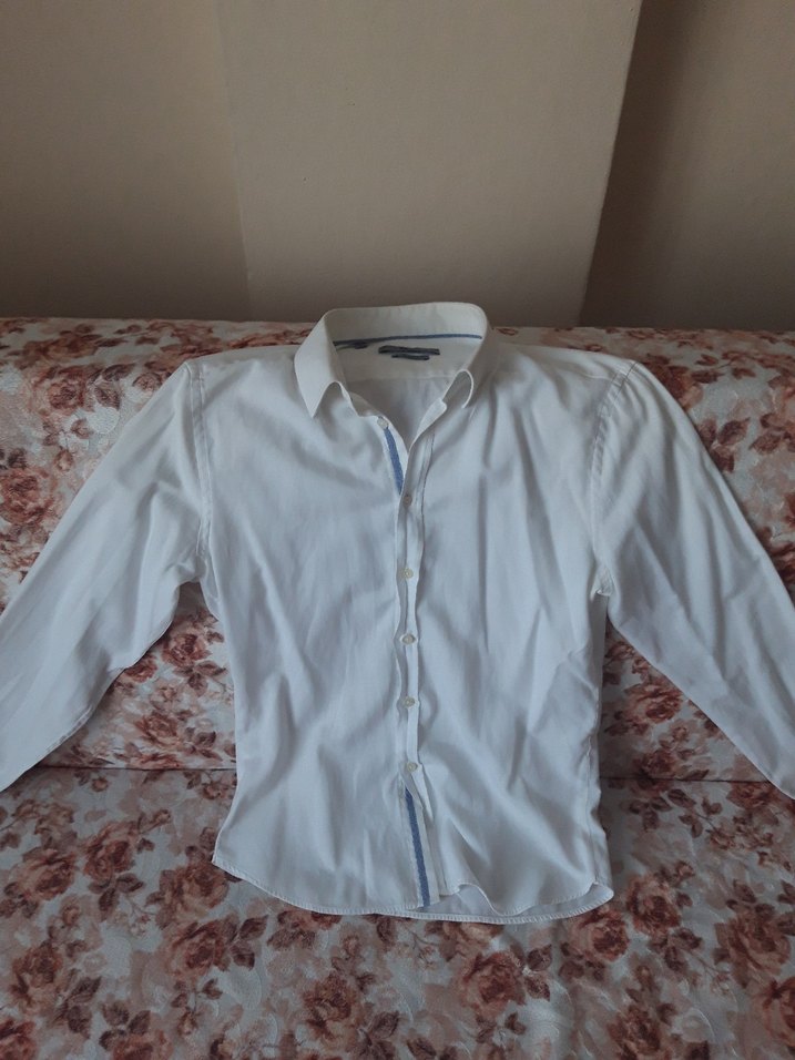 Koton Beyaz Erkek Gömlek - Görsel 2