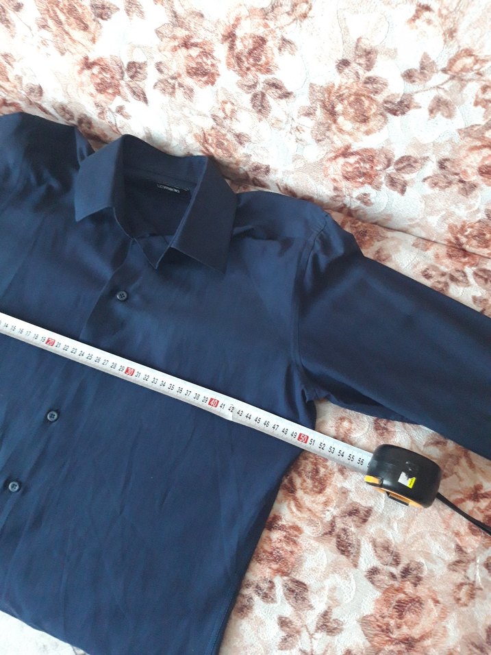 LC Waikiki Lacivert Erkek Gömlek - Görsel 2