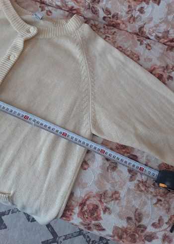 Bayan hırka krem rengi XL - Görsel 3