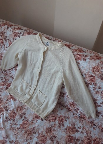 Bayan hırka krem rengi XL - Görsel 6