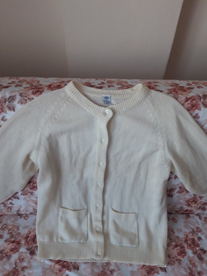 Bayan hırka krem rengi XL - Görsel 2