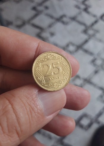 Altın Renk 25 Kuruş antika koleksiyon - Görsel 4