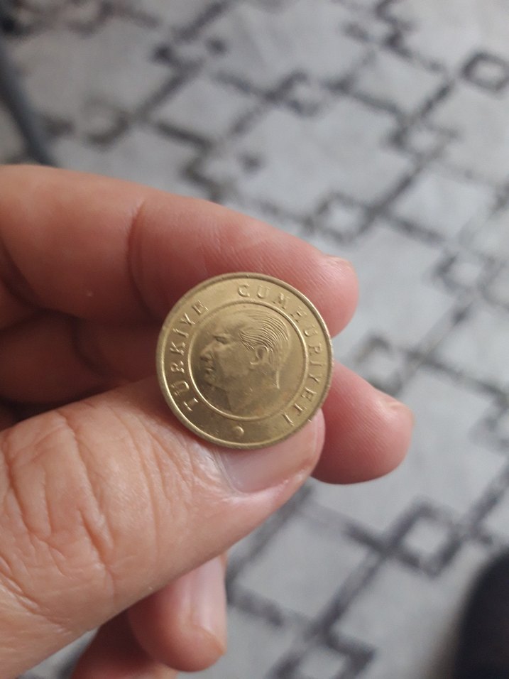 Altın Renk 25 Kuruş antika koleksiyon - Görsel 3