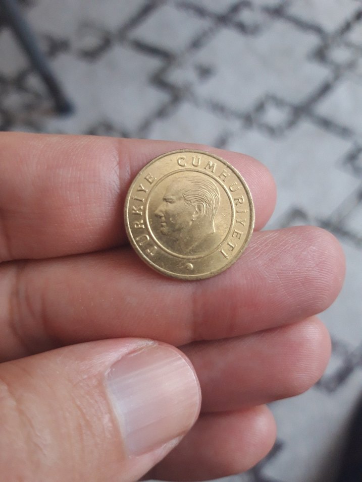 Altın Renk 25 Kuruş antika koleksiyon - Görsel 5