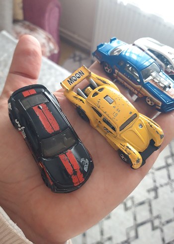 Renkli Metal Oyuncak Araba Seti - Görsel 4