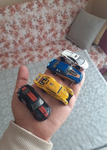 Renkli Metal Oyuncak Araba Seti - Görsel 5