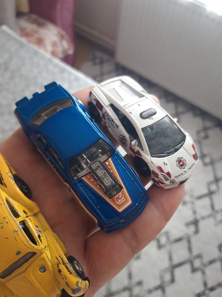 Renkli Metal Oyuncak Araba Seti - Görsel 3