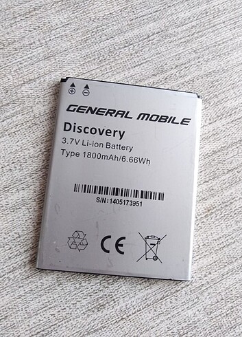 General mobile discovery bataryası 