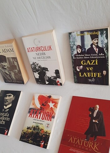  Atatürk kitapları 6 adet 