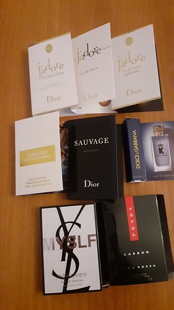 8 adet ceşitli deneme boy sample fiyatıdır