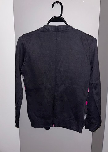 Kızlar için Uzun Kollu Örgü Hırka - Görsel 5