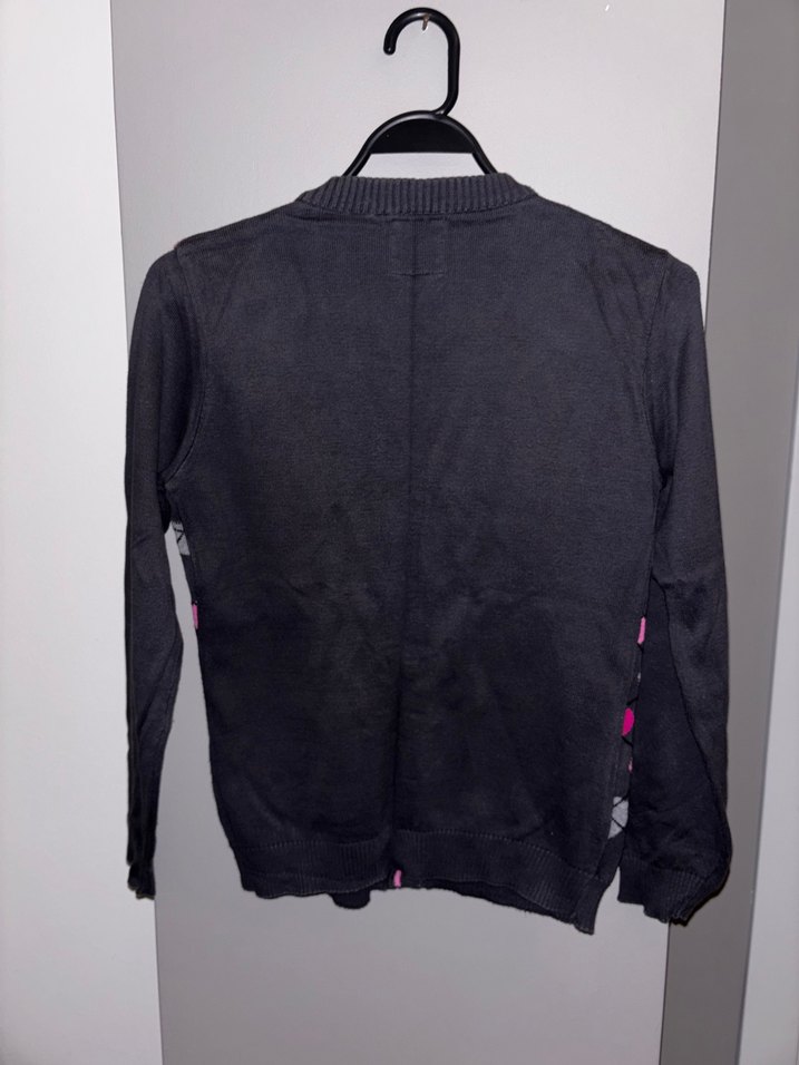 Kızlar için Uzun Kollu Örgü Hırka - Görsel 5