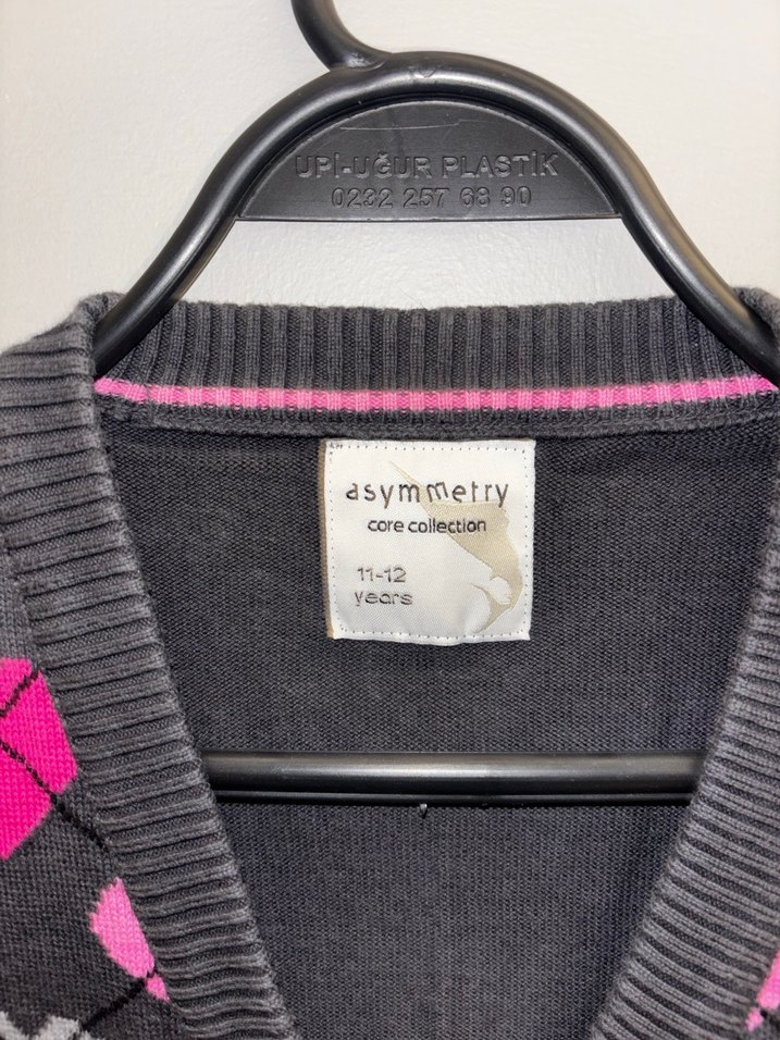 Kızlar için Uzun Kollu Örgü Hırka - Görsel 4